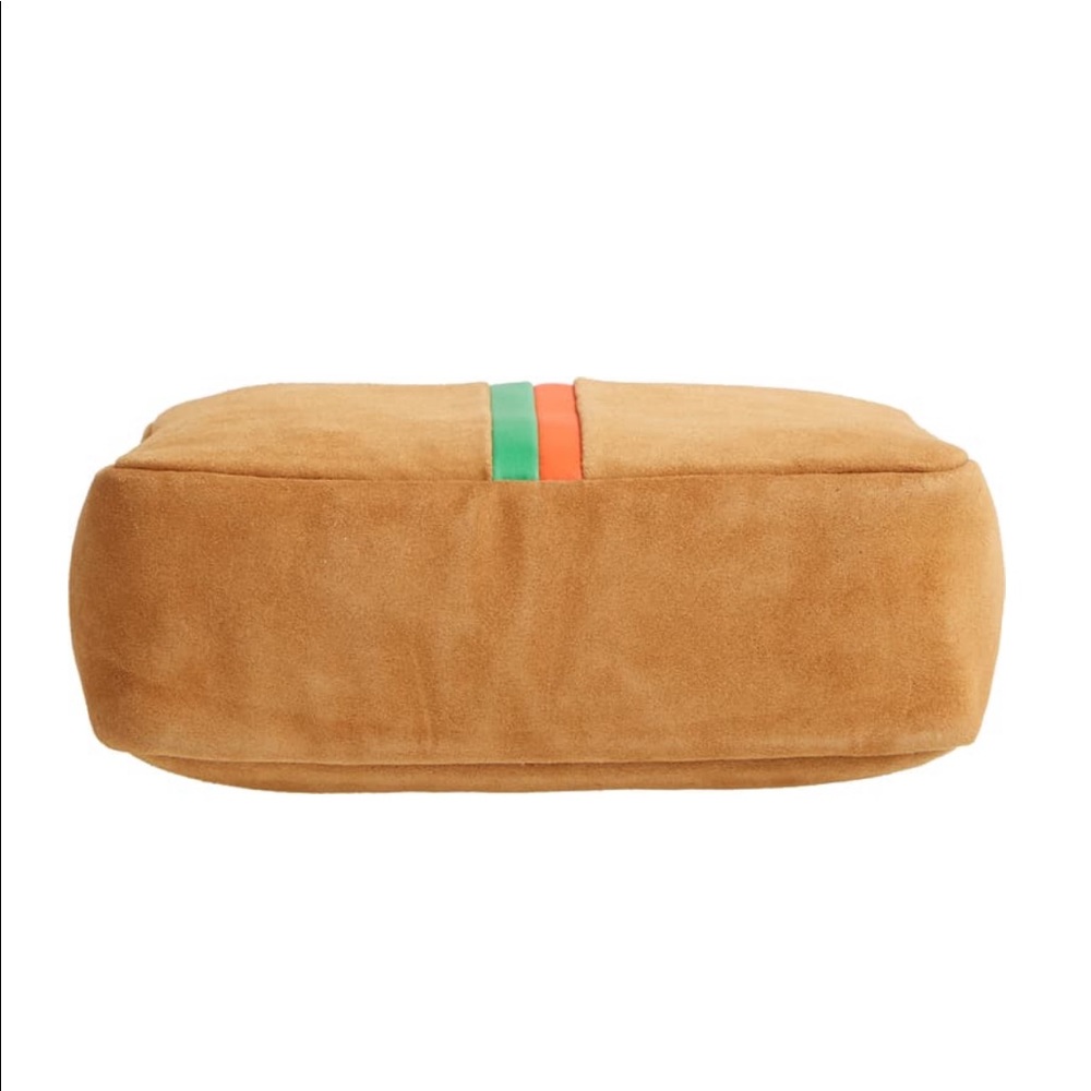 Clare V. Camel Suede Marisol Crossbody Bag NWT - Picture 5 of 15